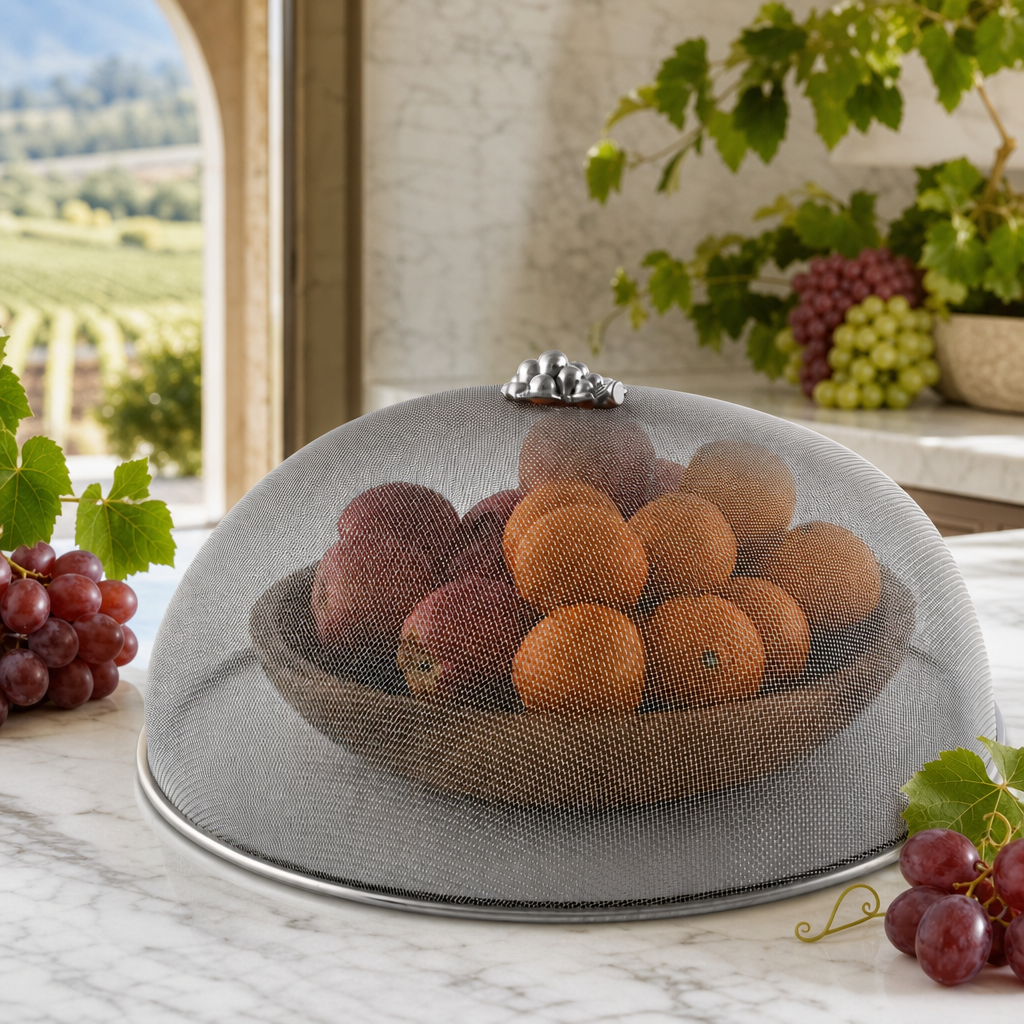 Grape Stainless Mesh Picnic Cover