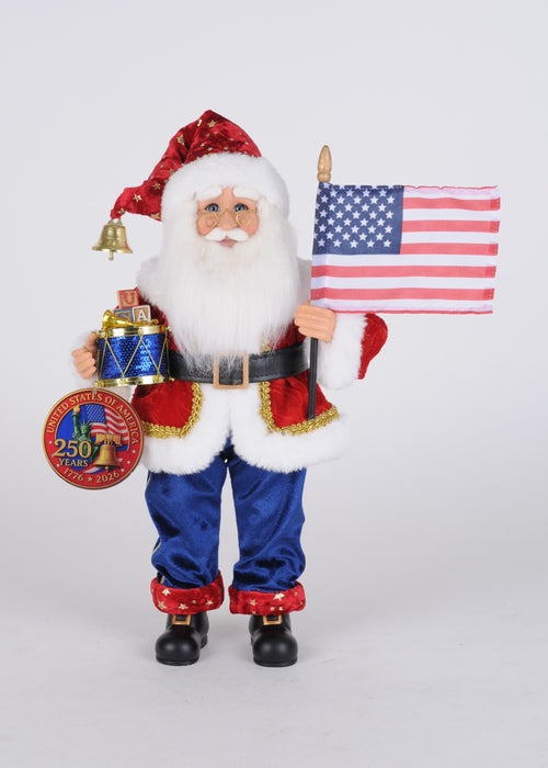 CC14-17 Stars and Stripes Santa
