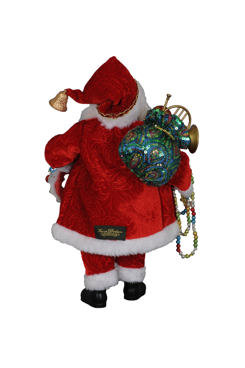 CC16-145 Beads w/ Wreath Santa