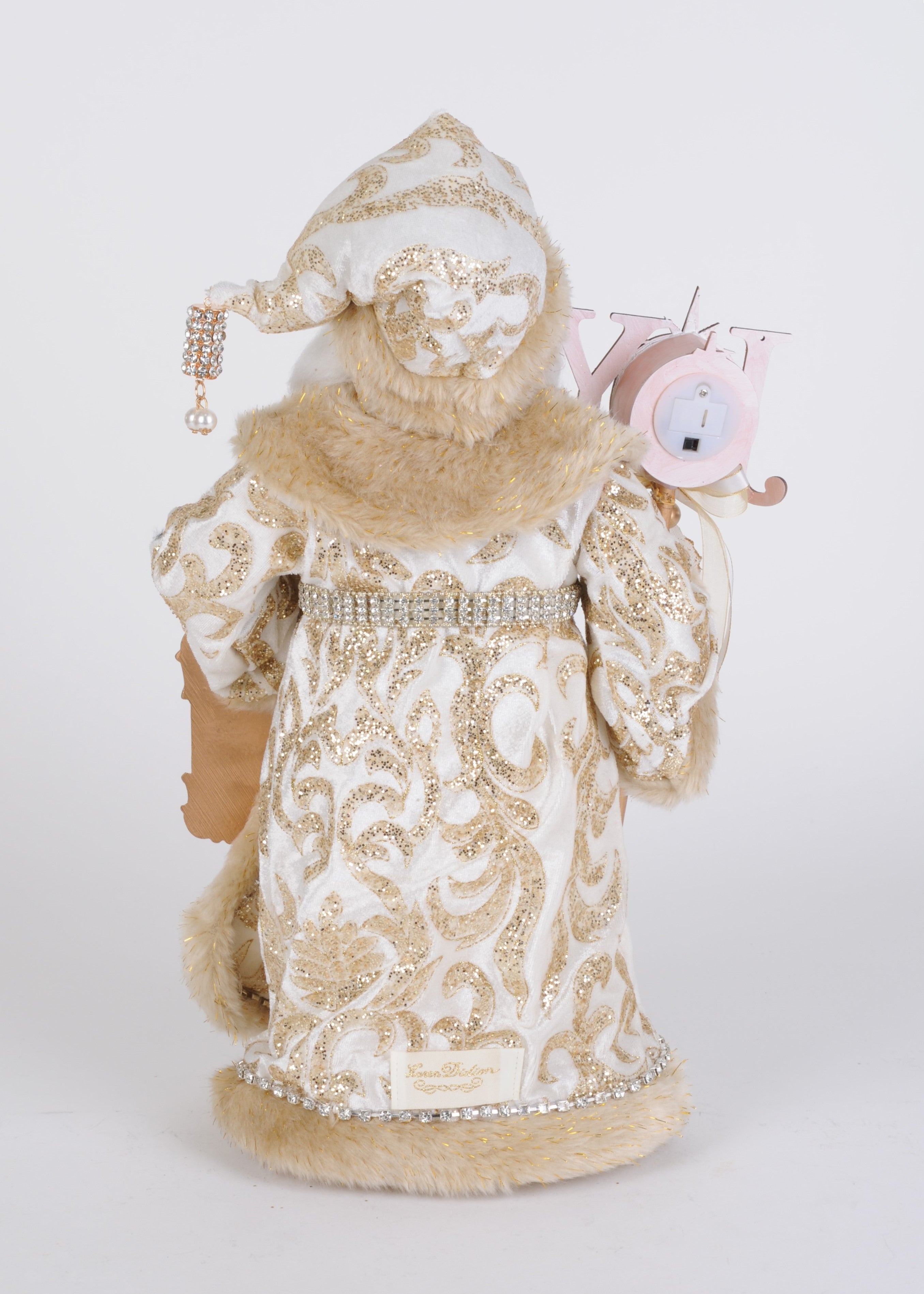 CC16-266 Lighted Joyous Presence Santa