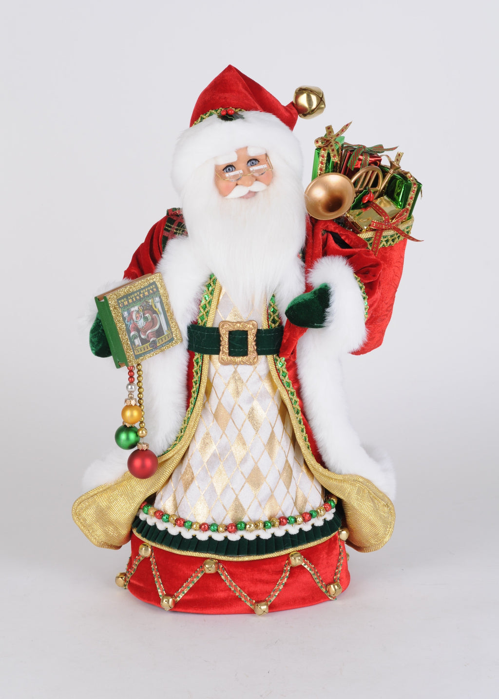 CC18-106 Yuletide Storyteller Santa