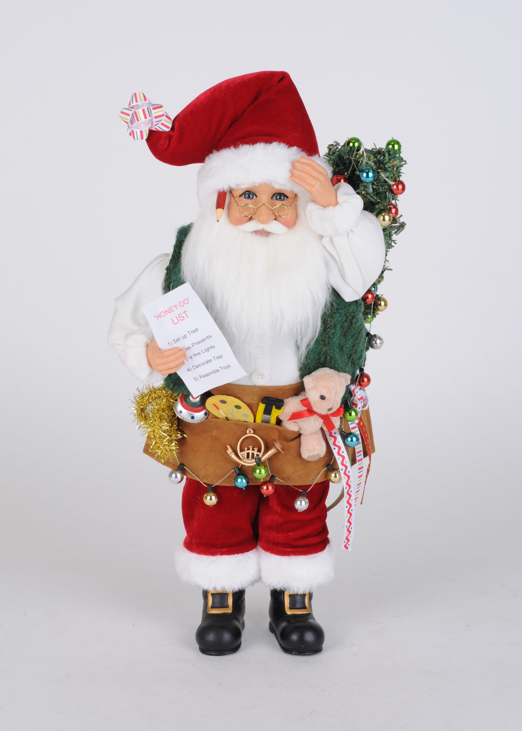 CC18-28R Lighted "Honey Do" Santa