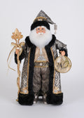 CC18-92 Silver and Gold Noel Santa