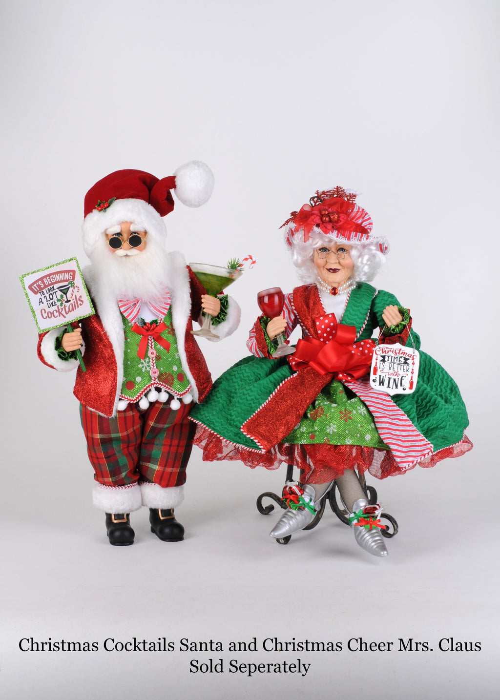 CC18-97 Christmas Cocktails Santa