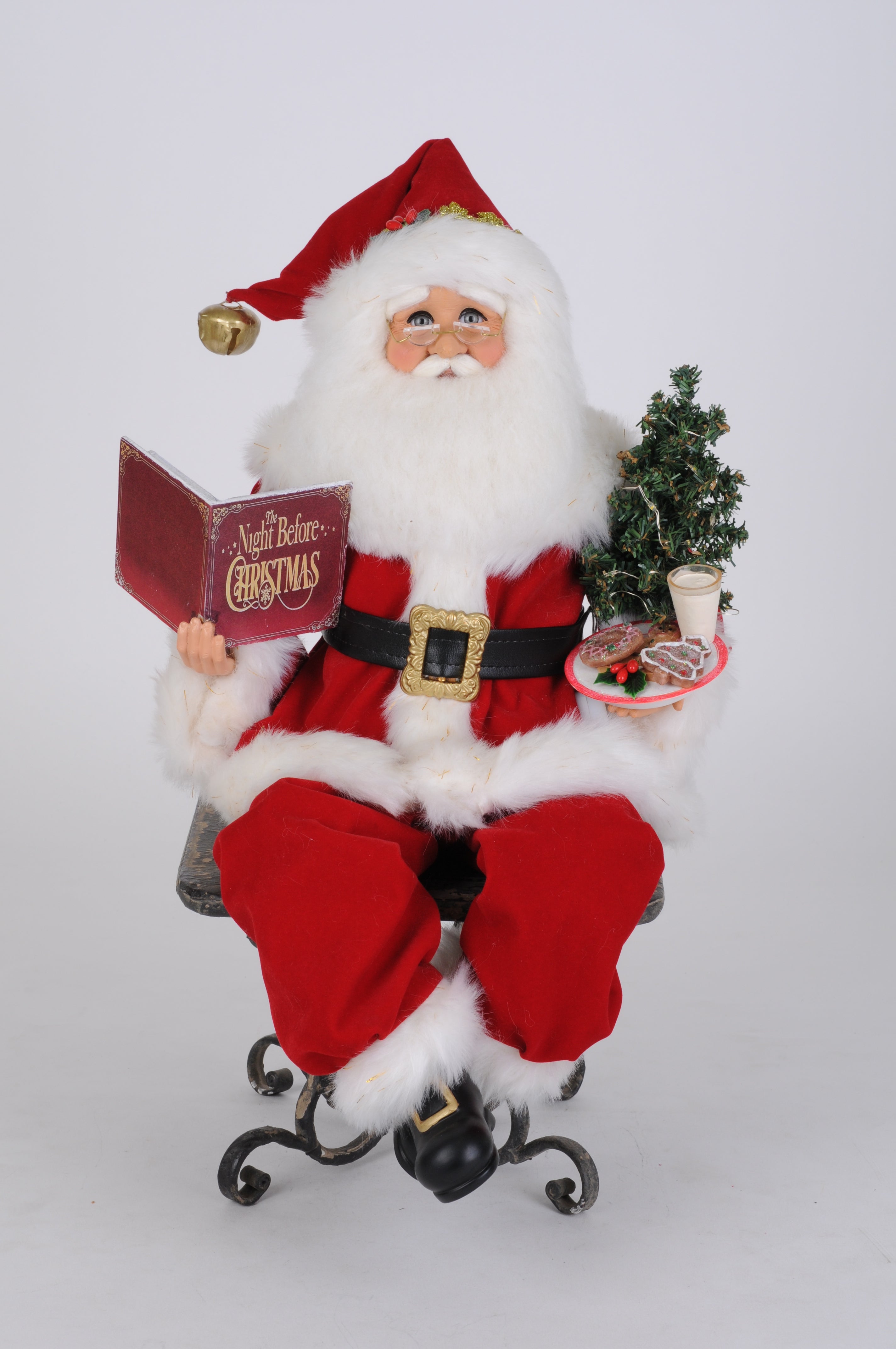 CC20-60 Lighted Story Time Sitting Santa