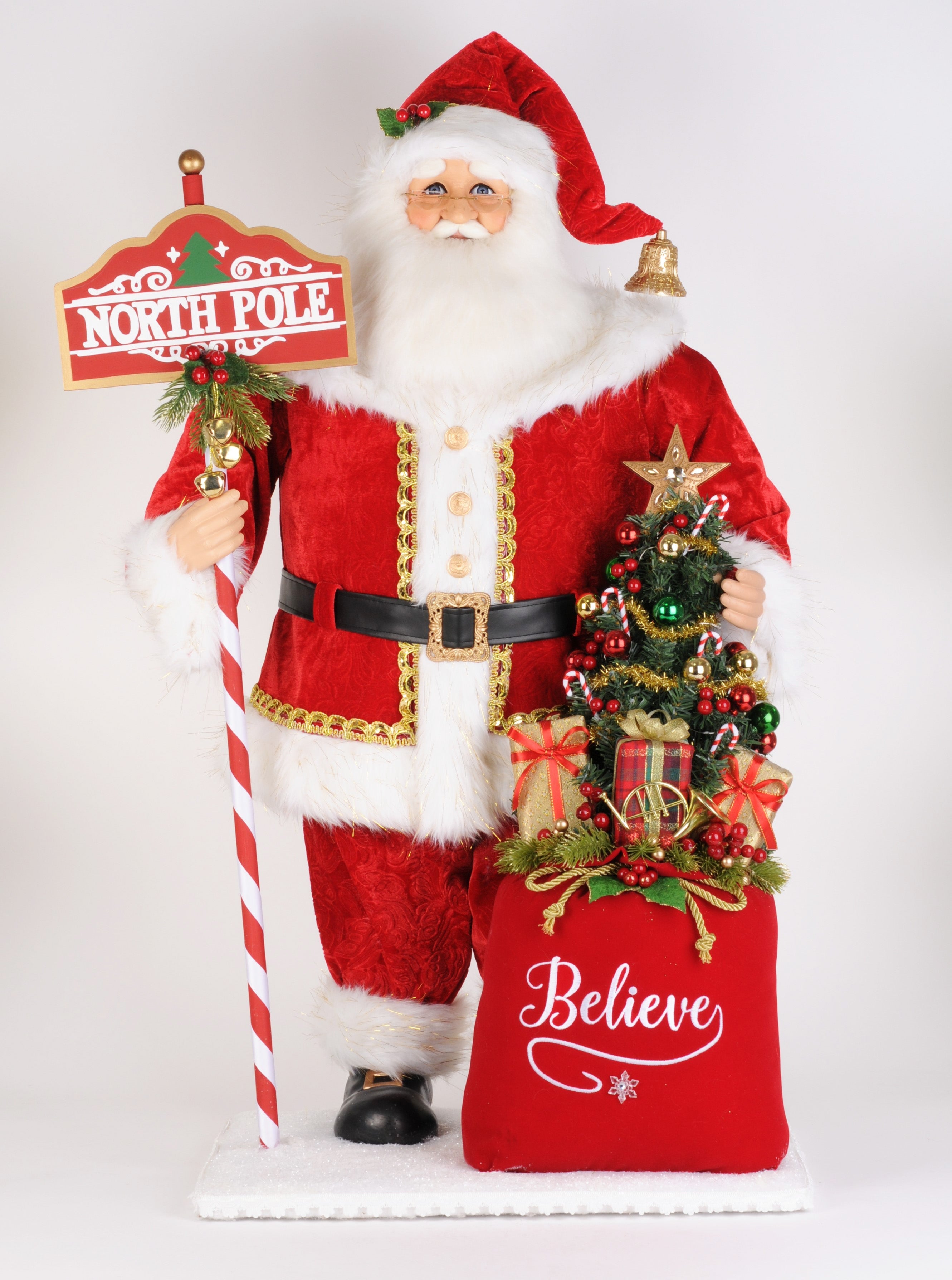 CC36-23 Lighted North Pole Santa