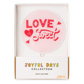 Love is Sweet Acrylic Cake Topper