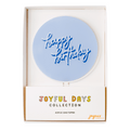 Happy Birthday Blue Acrylic Cake Topper