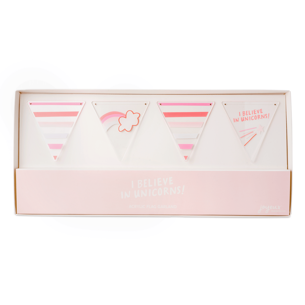 I Believe in Unicorns Acrylic Garland