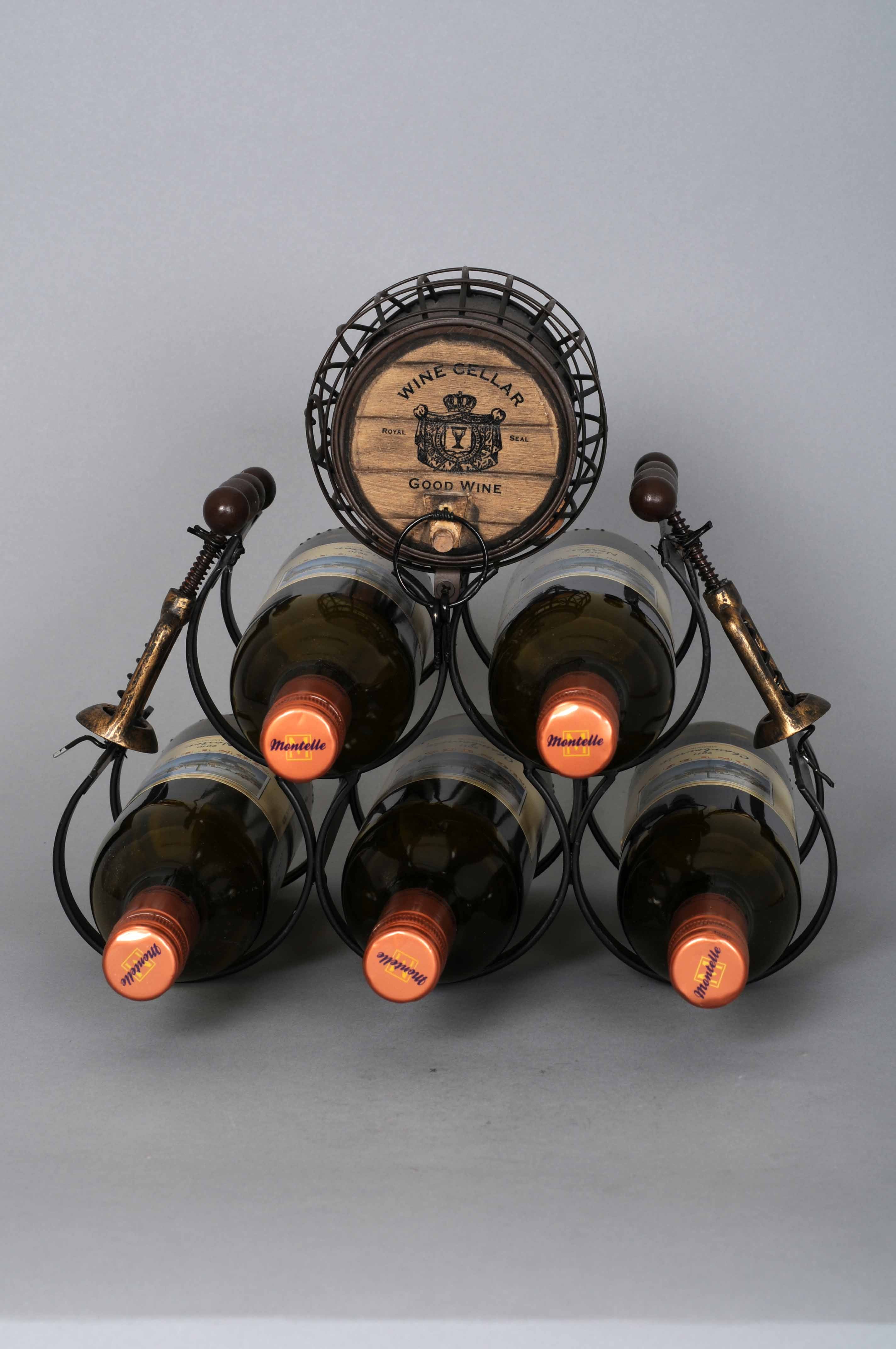 EDBH-01 5 Bottle Wine Holder Rack