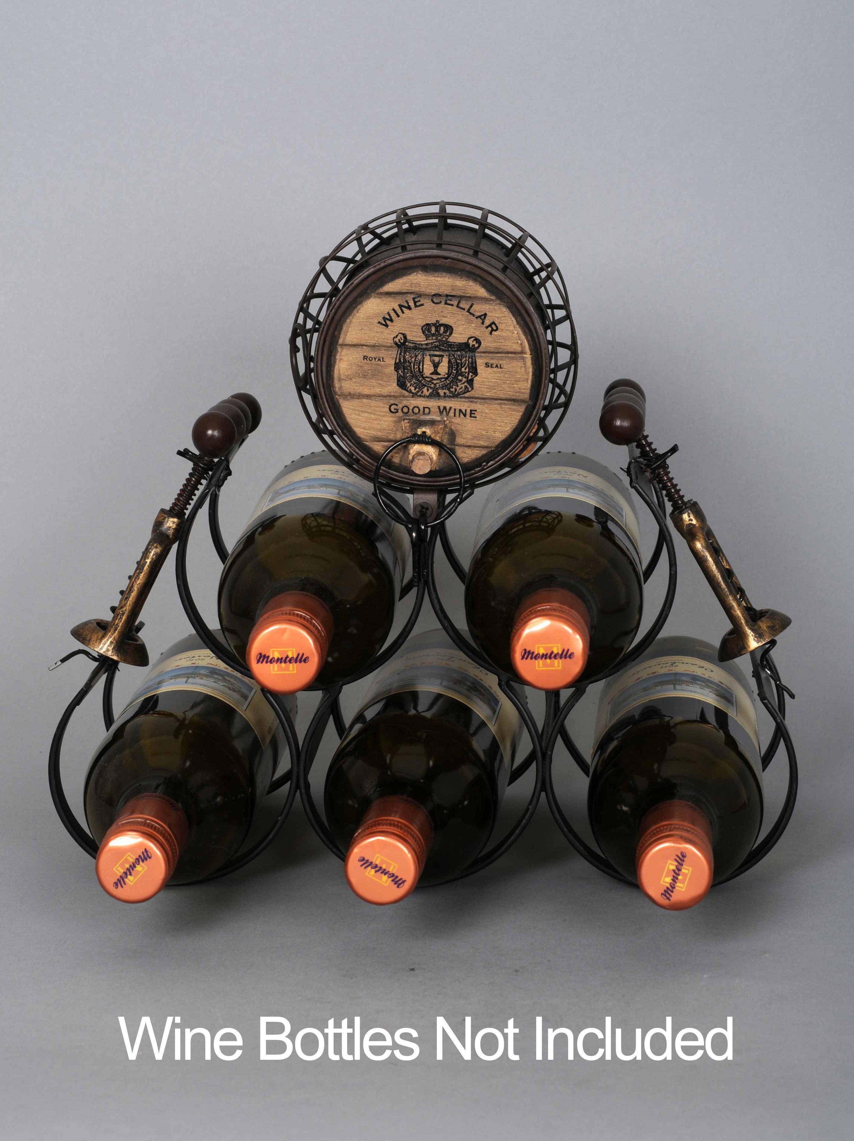 EDBH-01 5 Bottle Wine Holder Rack