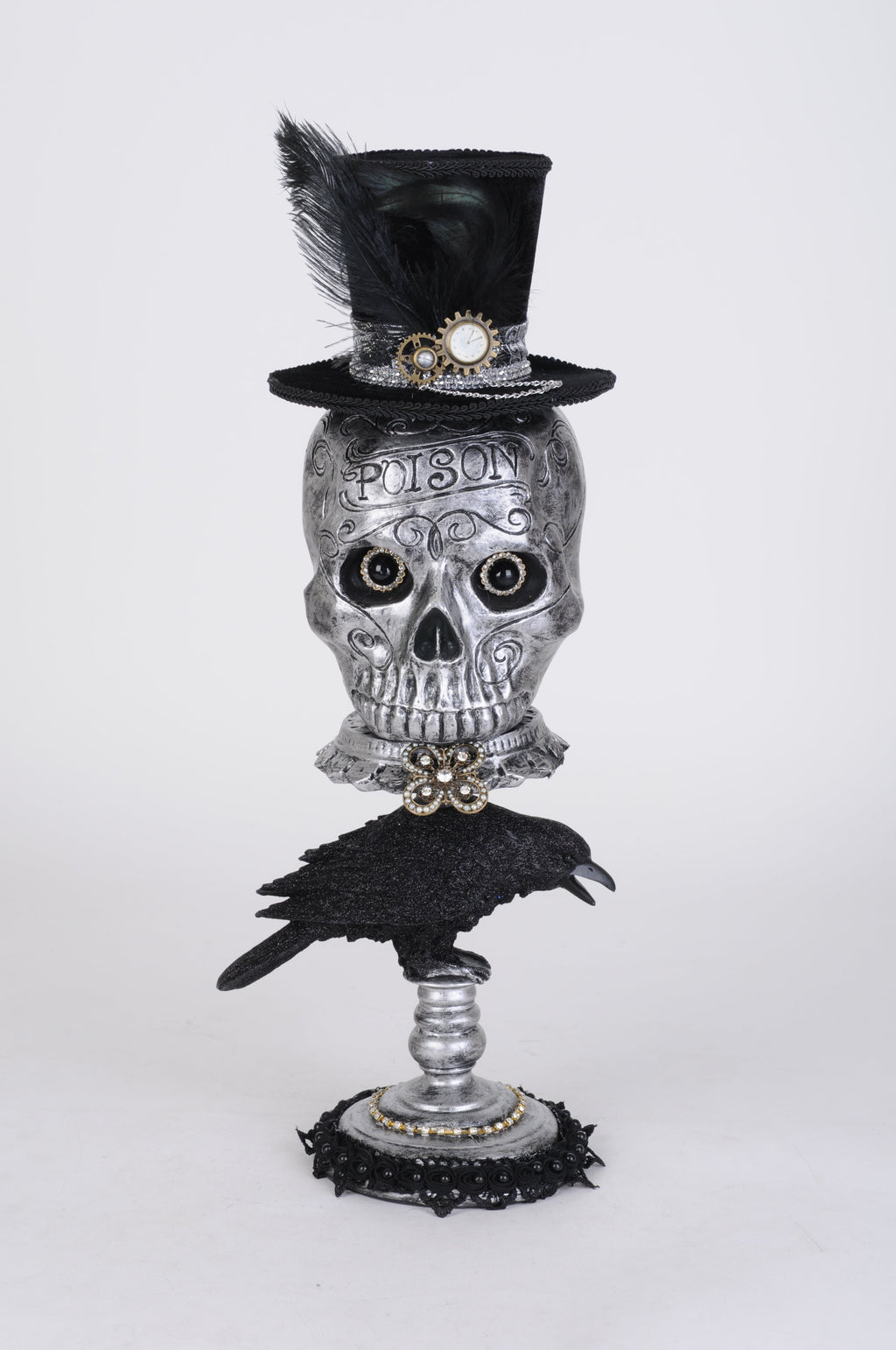 HA20-04 Silver Skull Pedestal