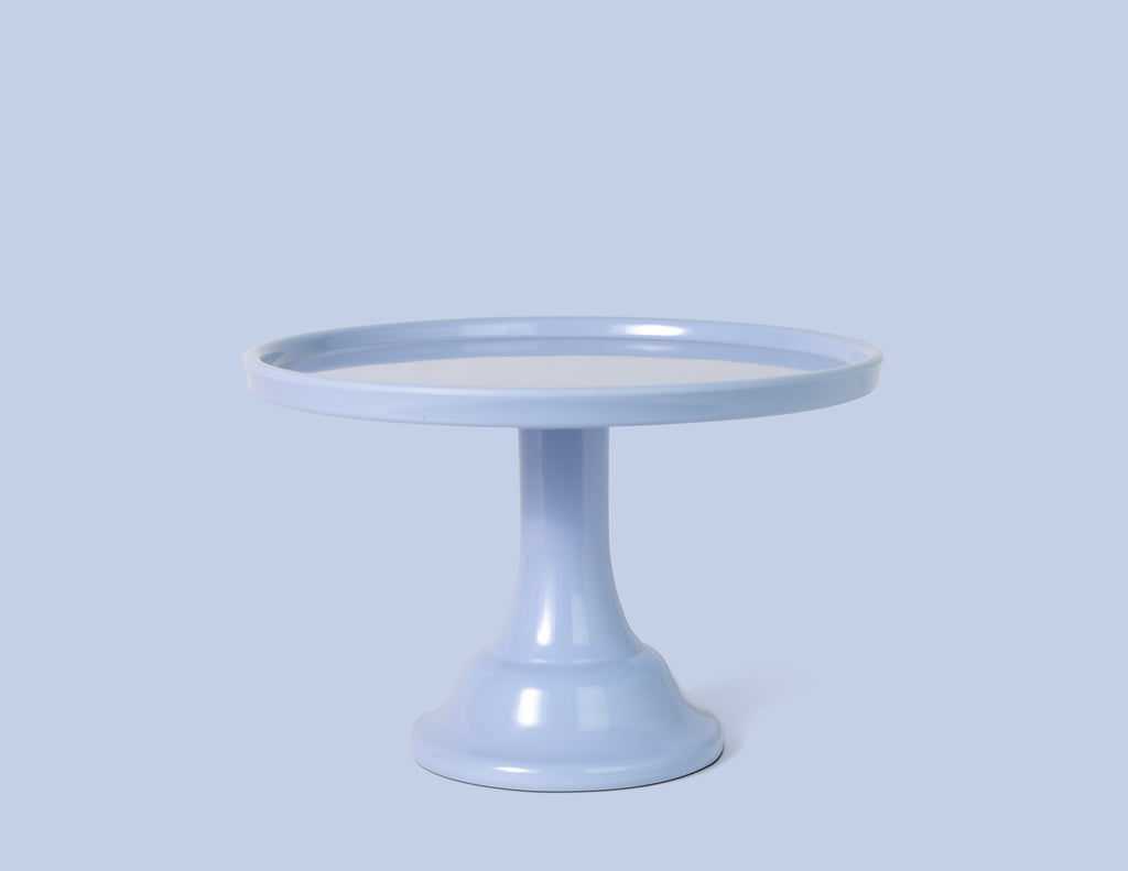 Wedgewood Blue Melamine Cake Stand-Small