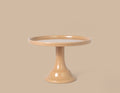 Latte Brown Melamine Cake Stand-Small