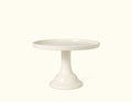 Linen White Melamine Cake Stand-Small