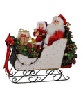 SC-44 Lighted White Sled Santa