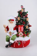 SC-61 Lighted Gingerbread Santa Bag