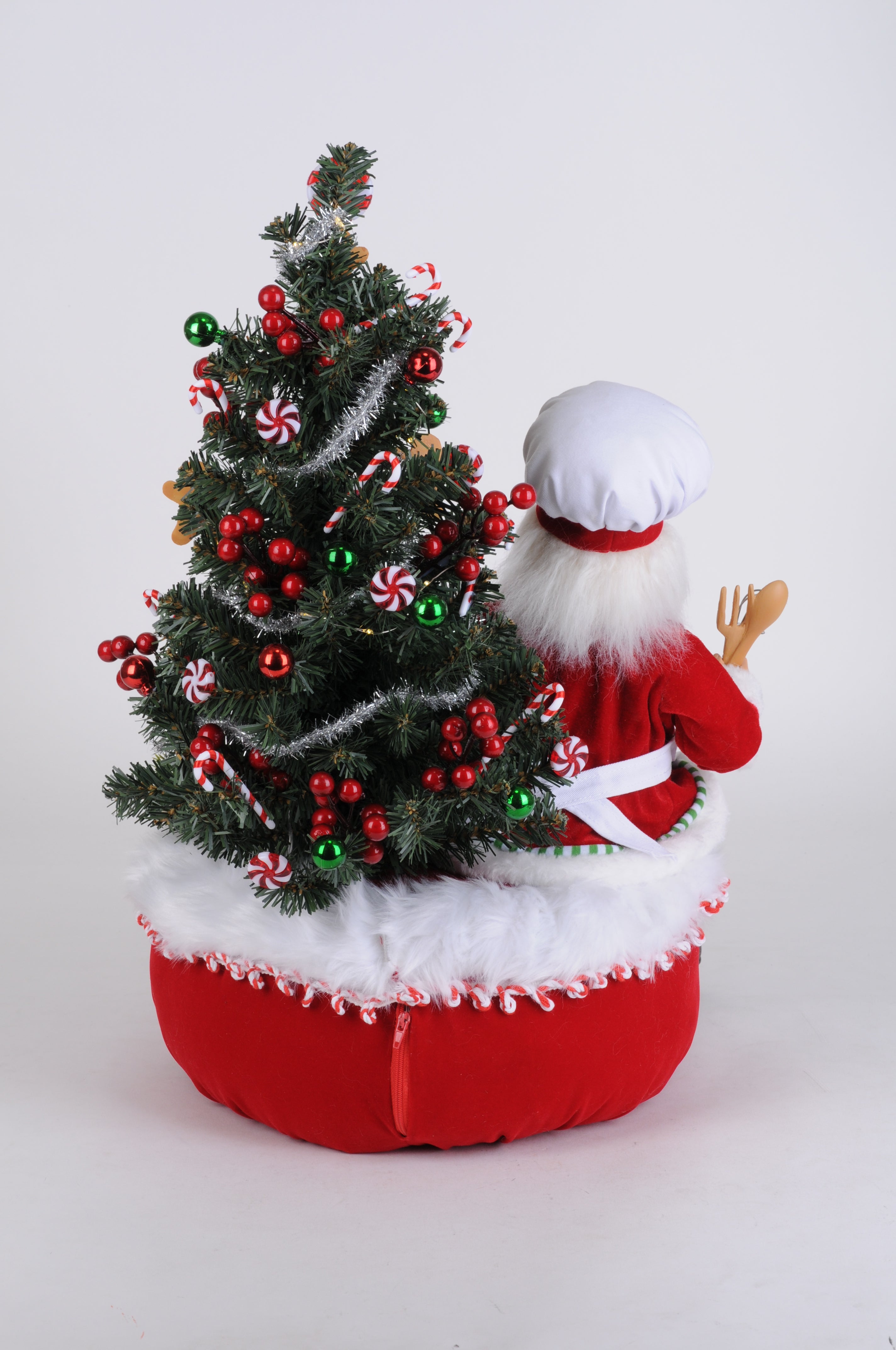 SC-61 Lighted Gingerbread Santa Bag