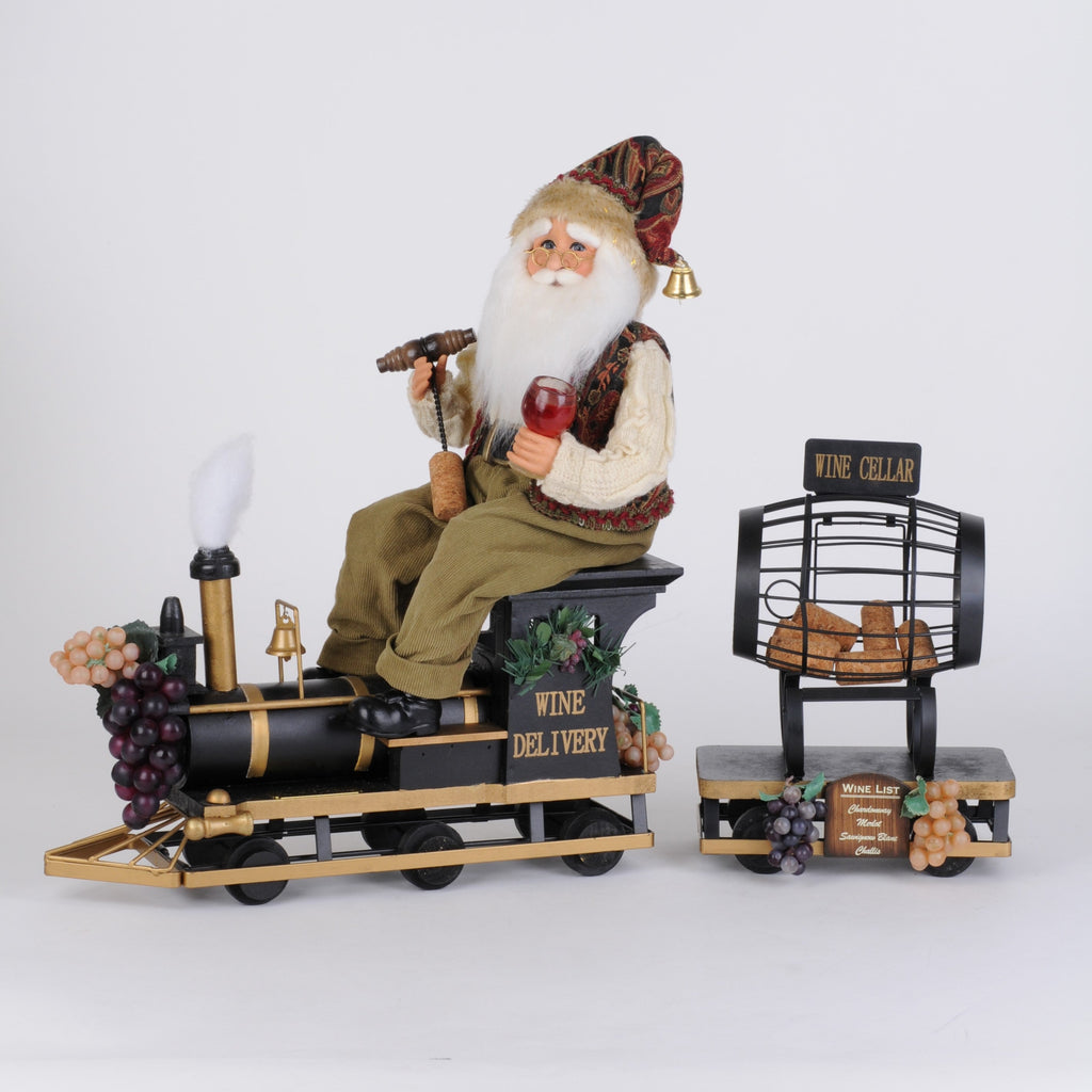 SC-67 Wine Delivery, 2 pc. Train Santa