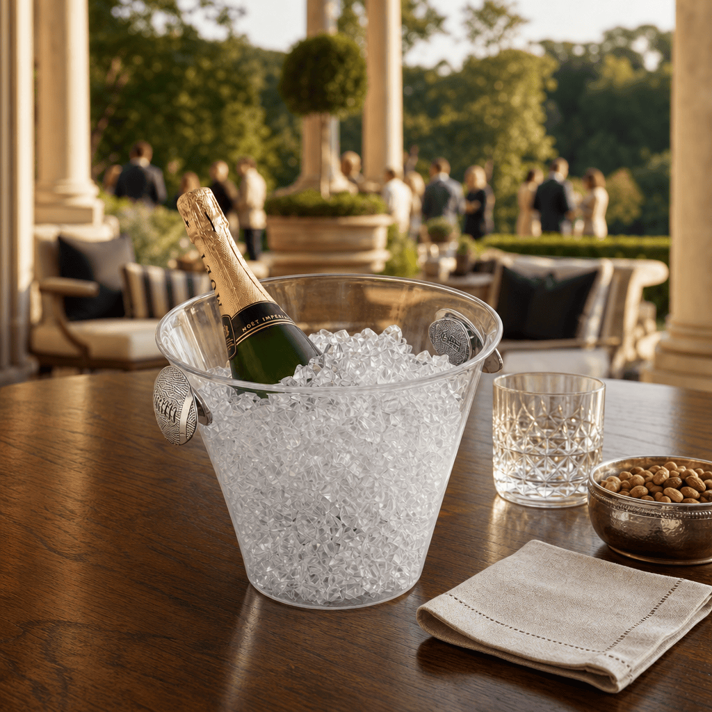 Football Handle Acrylic Ice Bucket