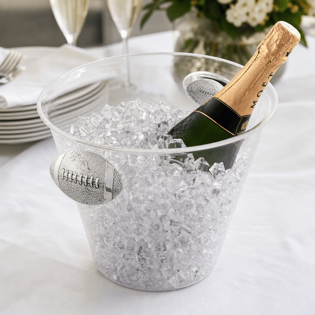 Football Handle Acrylic Ice Bucket
