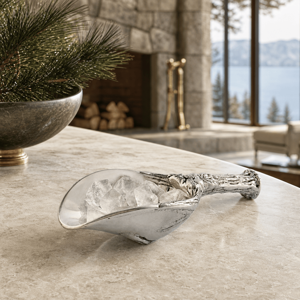 Antler and Oak Leaf Ice Scoop