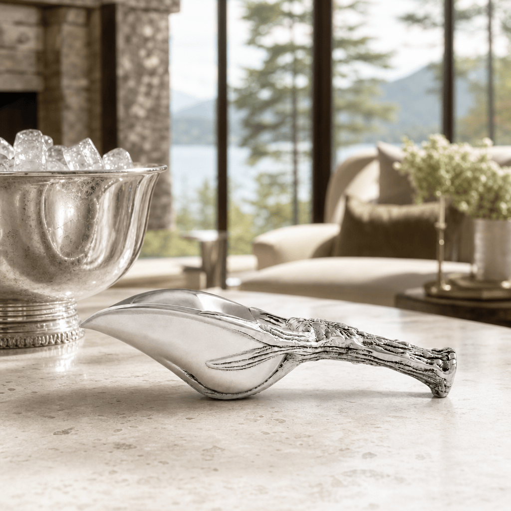 Antler and Oak Leaf Ice Scoop