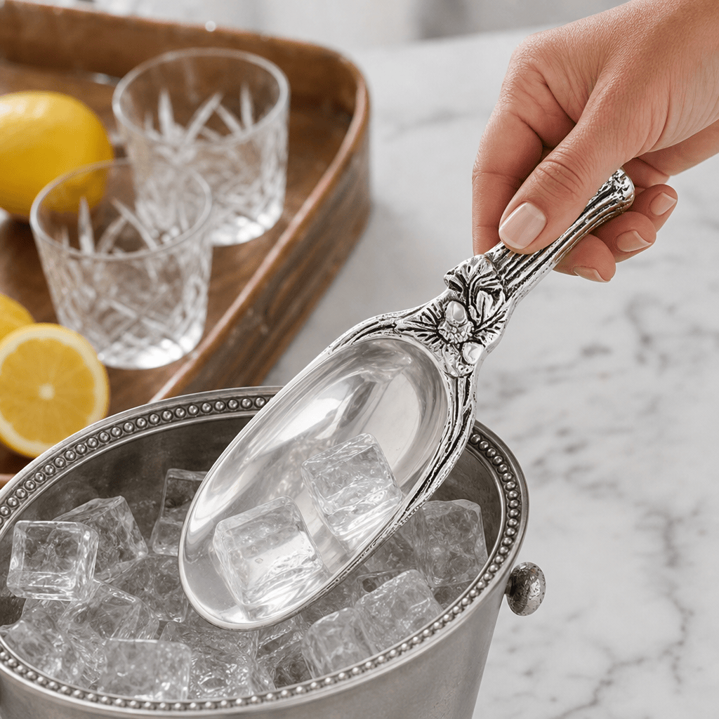 Antler and Oak Leaf Ice Scoop
