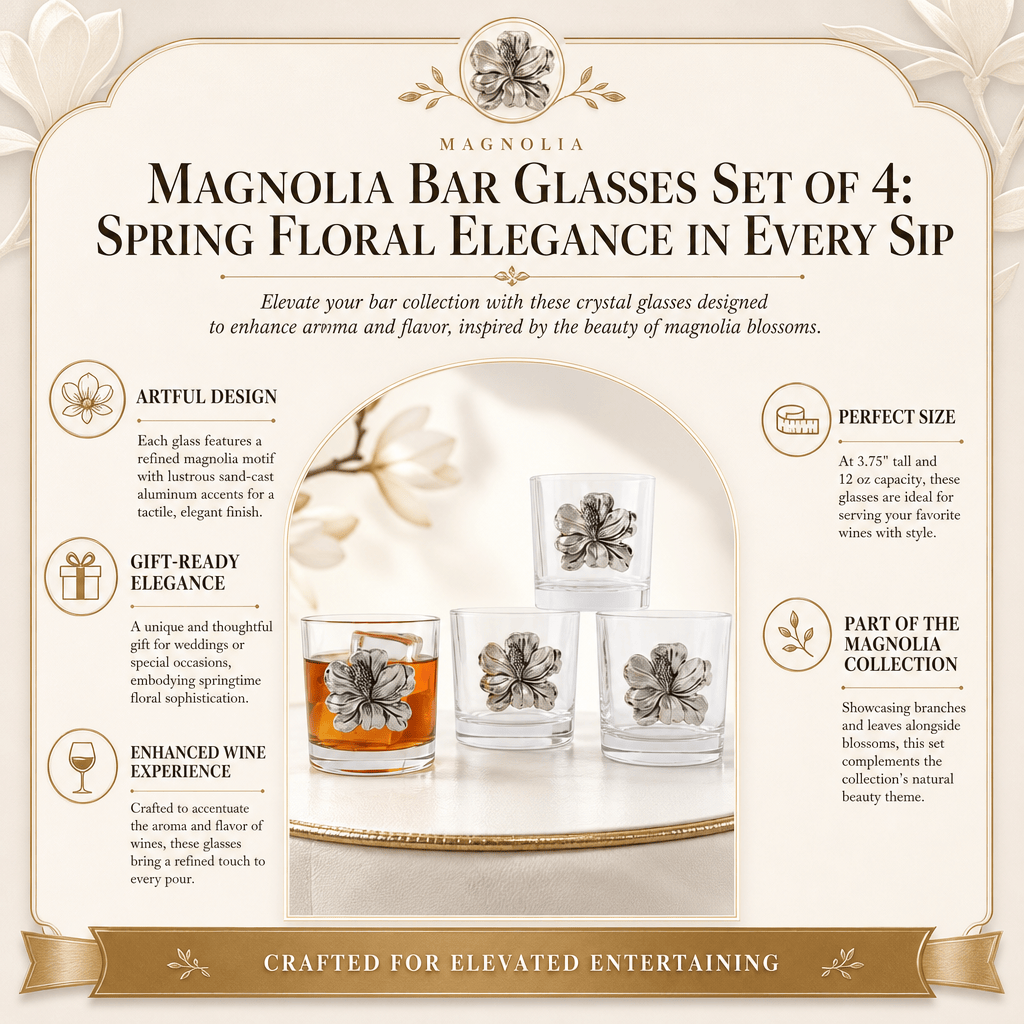 Magnolia Bar Glasses Set of 4