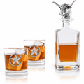 Longhorn Decanter Set with Pair of Glasses