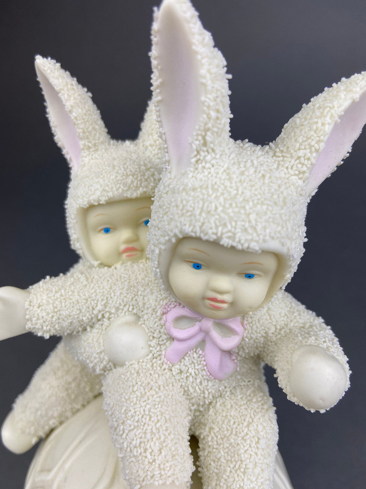 Dorthy in Wizard of Oz with Toto & Snowbabies. Dept. 56 Premiere Edition, Guest Collection. Collectible Porcelain Figurine.